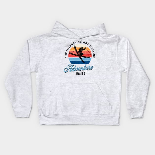 The Mountains are Calling. Kids Hoodie by Maison de Kitsch